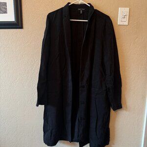 Eileen Fisher Black Lightweight Coat